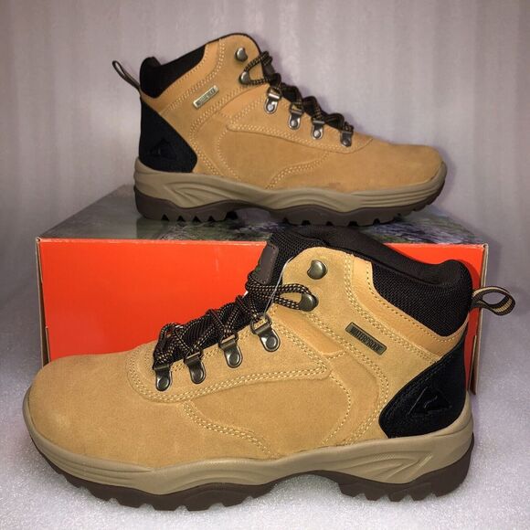 Ozark Trail M OT Free Edge Hiker Suede Wheat Boots Men's Size 8 Waterproof NEW - Picture 5 of 16
